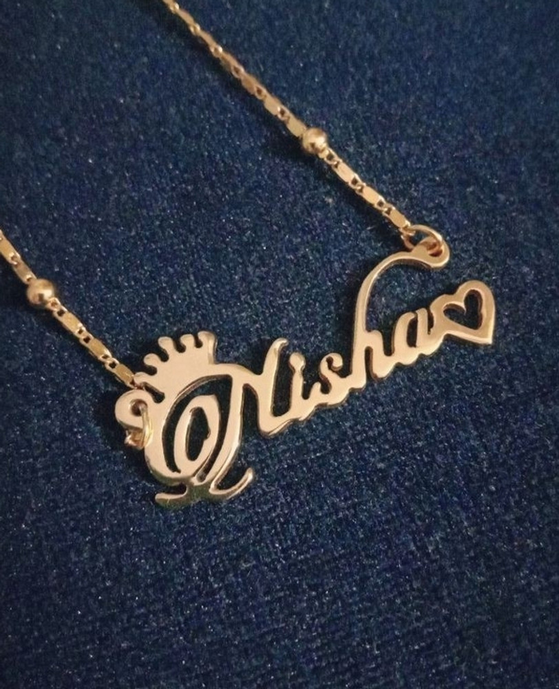 Vermagallery Nisha Customized and Personalized Name Pendant Brass Pendant Price in India Buy Vermagallery Nisha Customized and Personalized Name Pendant Brass Pendant Online at Best Prices in India Fl...