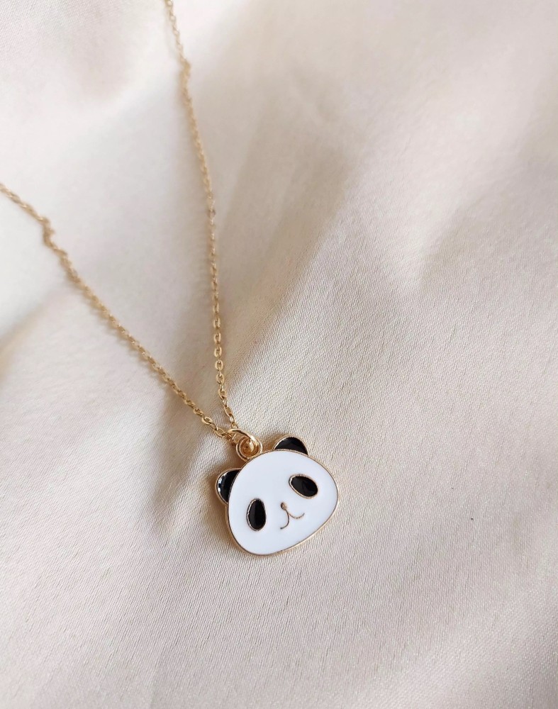 Jewels Wallah Panda pendant gold chain Gold-plated Alloy Pendant Price in  India - Buy Jewels Wallah Panda pendant gold chain Gold-plated Alloy Pendant  Online at Best Prices in India