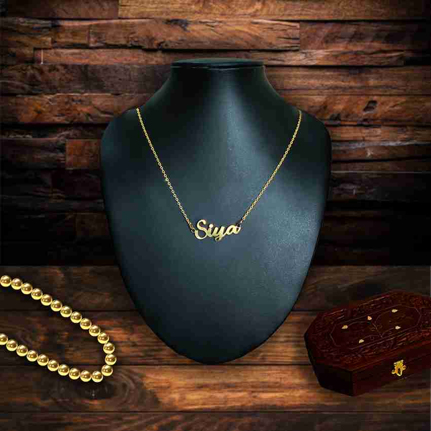 Gold chain clearance locket with name