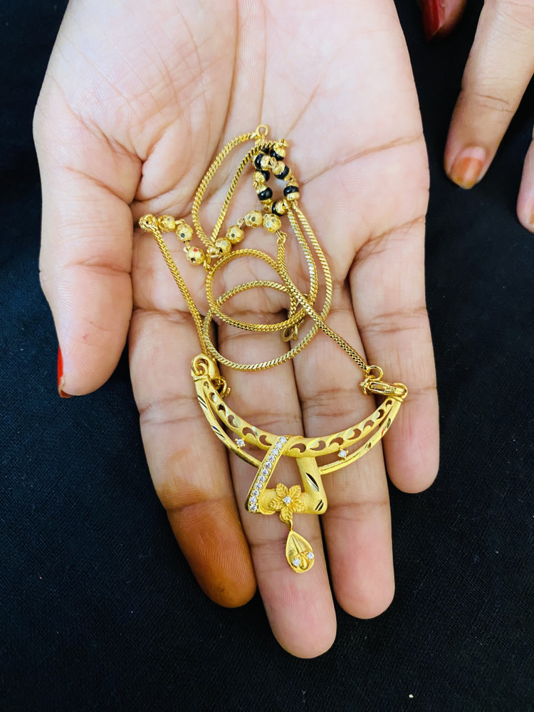 New Raj fancy stors Traditional gold chain for women with Gold plated Tungsten Copper Titanium Pendant Price in India Buy New Raj fancy stors Traditional gold chain for women with Gold plated Tungsten