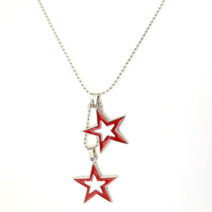 Red deals star necklace