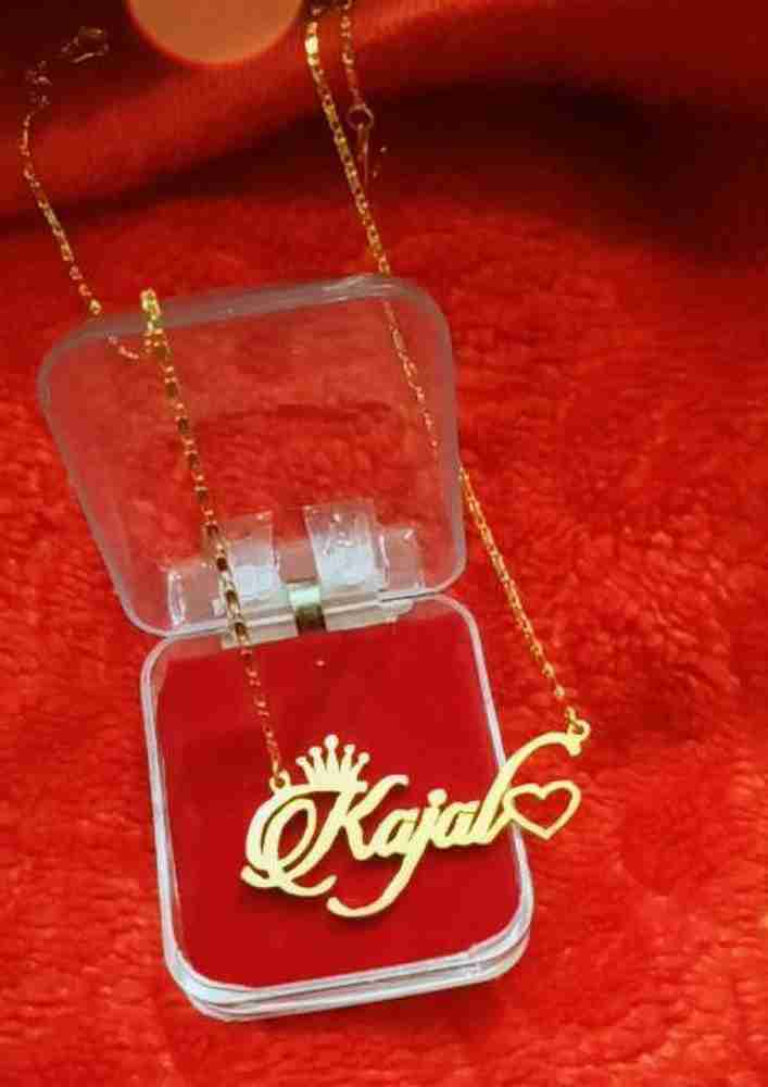 Kajal clearance name pendant