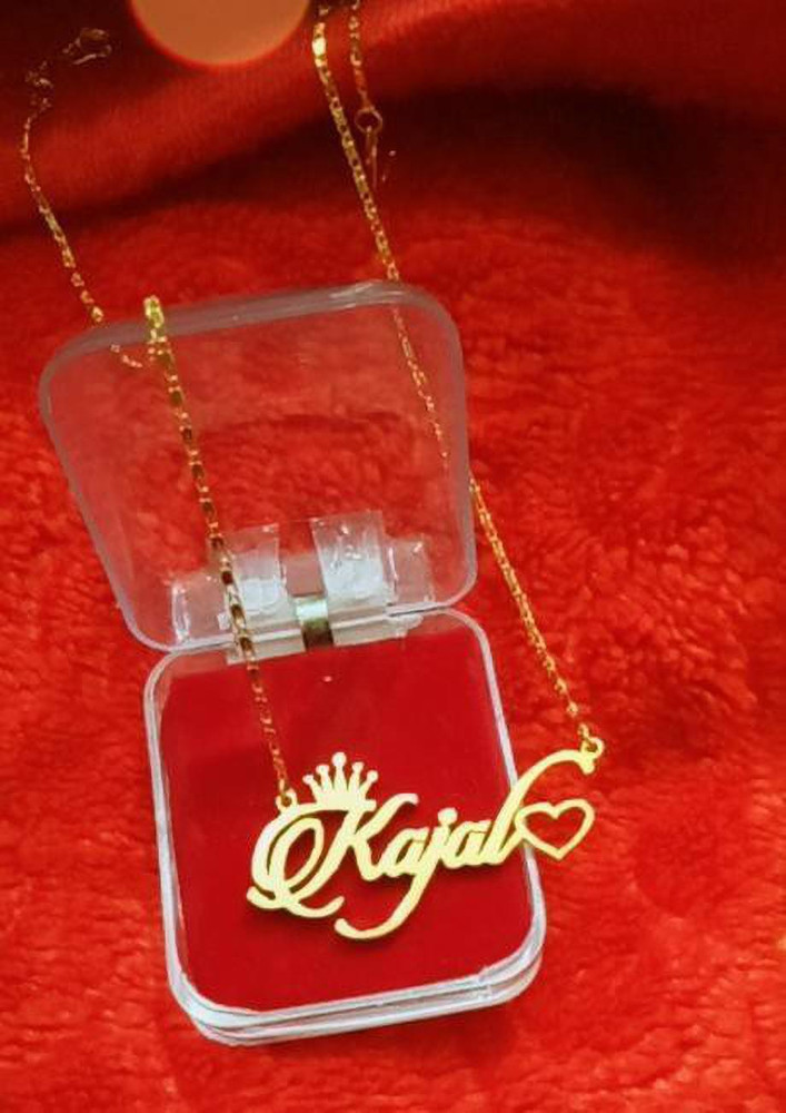Kajal name sale necklace