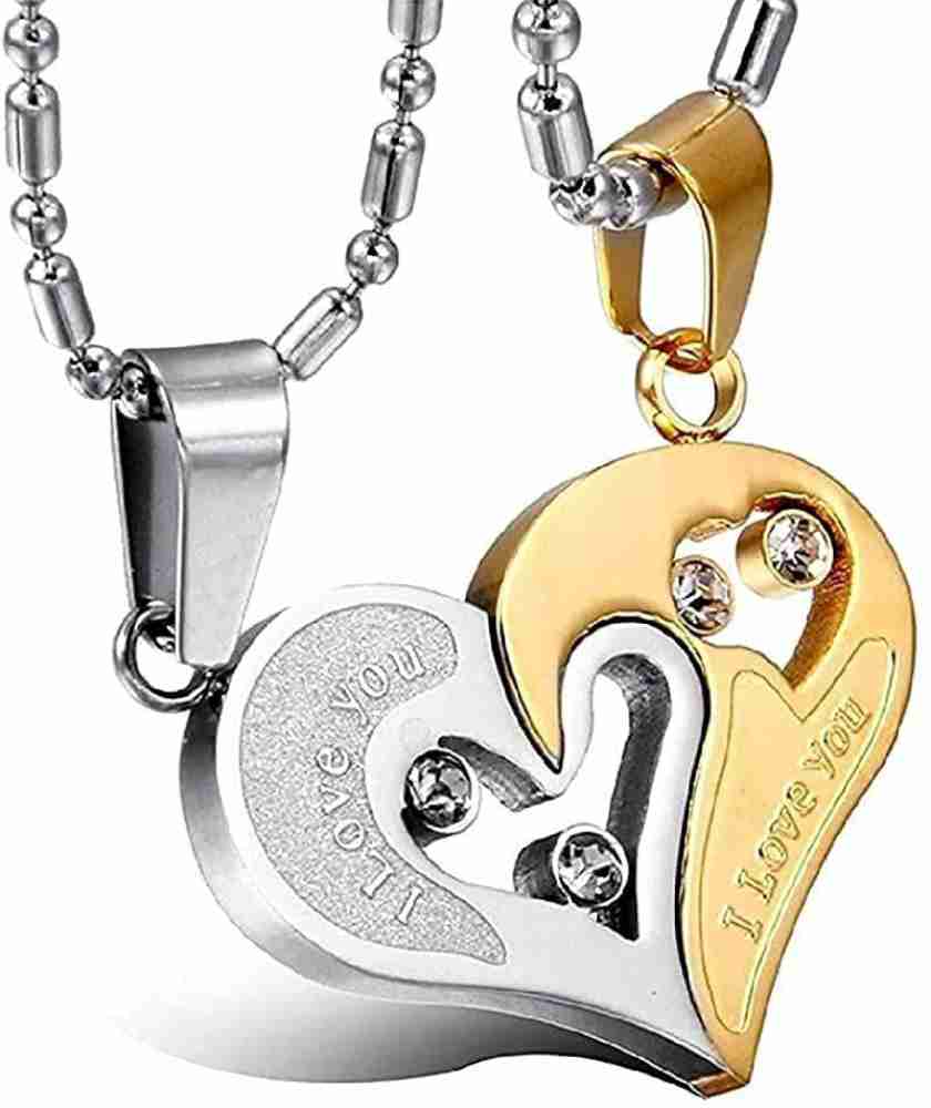 kazare Couple Heart Pendants, Magnet Attraction Couple Lockets Alloy Price  in India - Buy kazare Couple Heart Pendants, Magnet Attraction Couple  Lockets Alloy Online at Best Prices in India