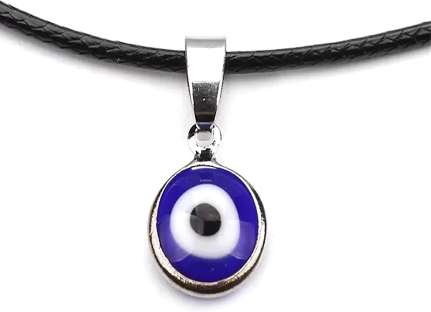 Evil Eye Pendant with Black Thread