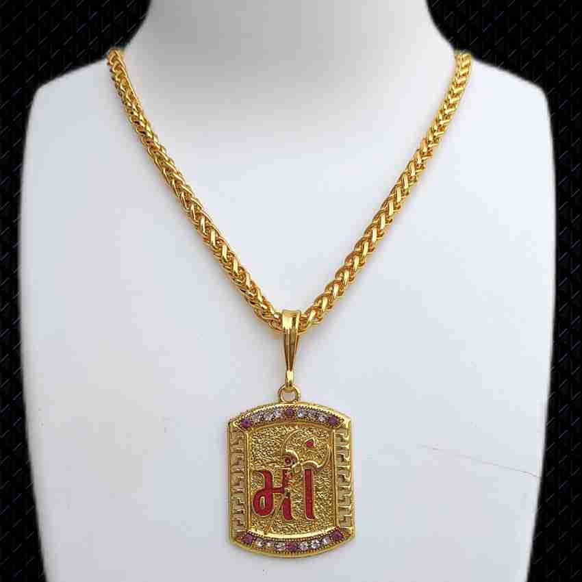 Gold chain pandal design for man store