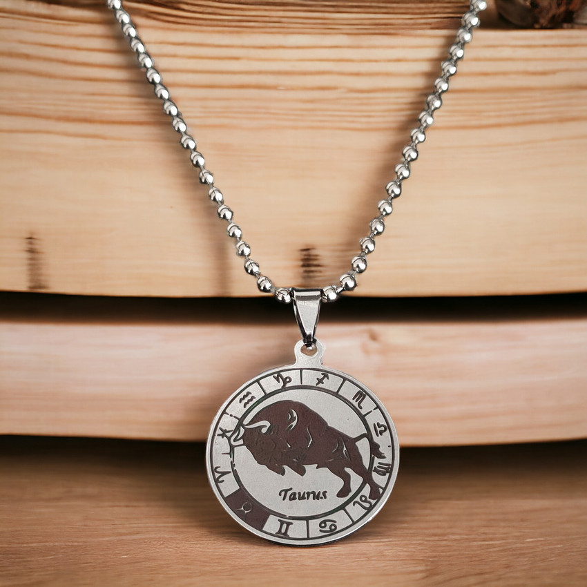 Taurus coin outlet necklace