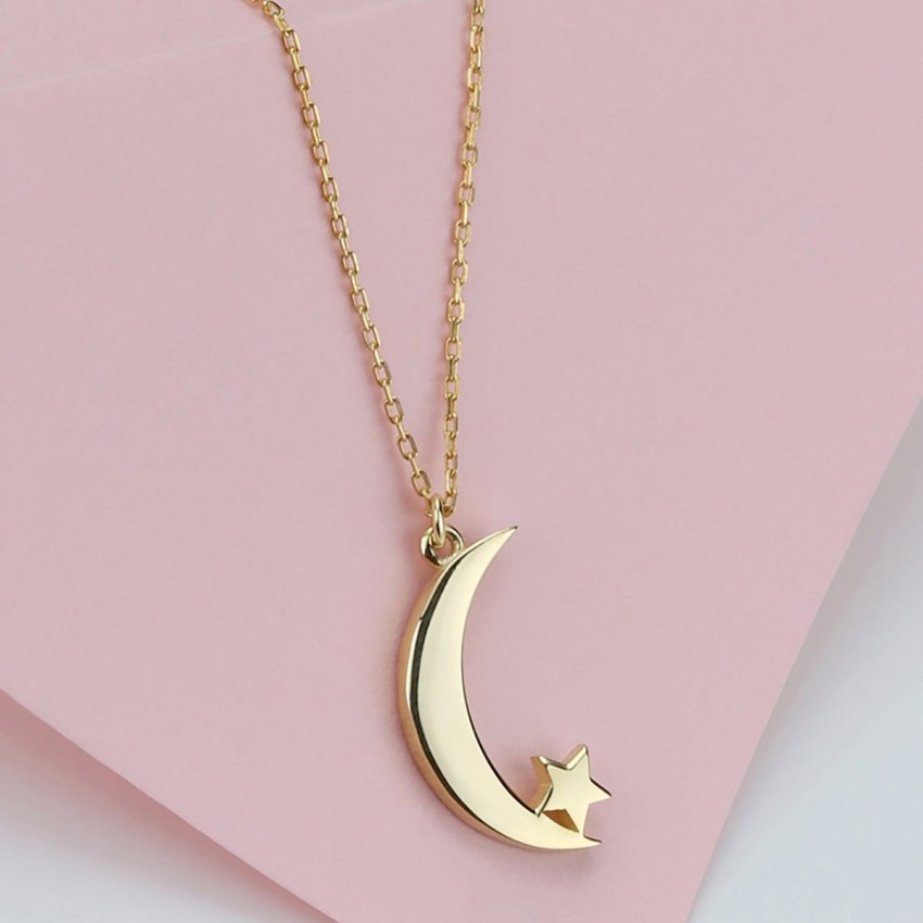 SGFASHIONVAULT Stunning Upside Down Crescent Moon Pendant Gold-plated  Stainless Steel Pendant Price in India - Buy SGFASHIONVAULT Stunning Upside  Down Crescent Moon Pendant Gold-plated Stainless Steel Pendant Online at  Best Prices in