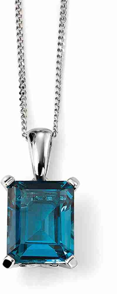 Chopra Gems A Quality Blue Topaz Pendant For Men Women Brass Price in India Buy Chopra Gems A Quality Blue Topaz Pendant For Men Women Brass Online at Best