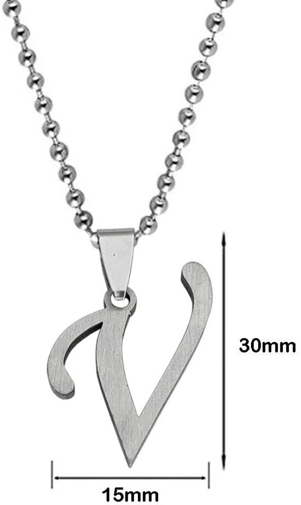 M Men Style U Letter Alphabet Locket Necklace chain For Men And Boys  Stainless Steel Pendant Price in India - Buy M Men Style U Letter  Alphabet Locket Necklace chain For Men