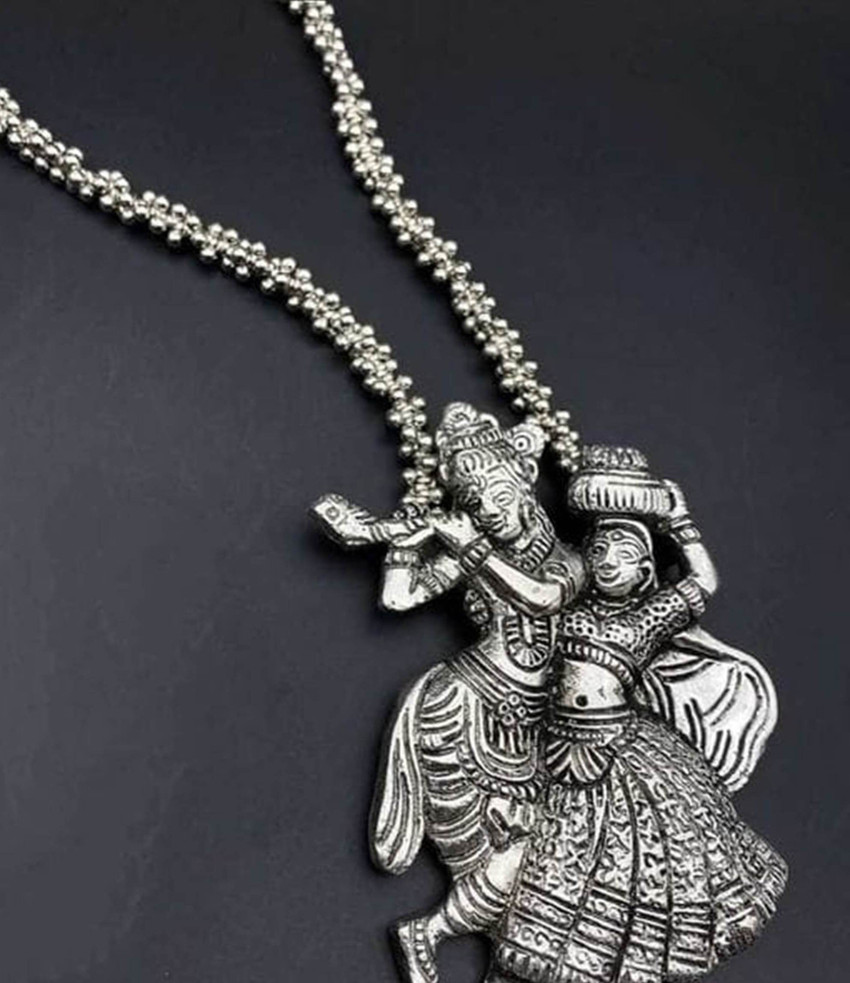 Radha krishna locket clearance