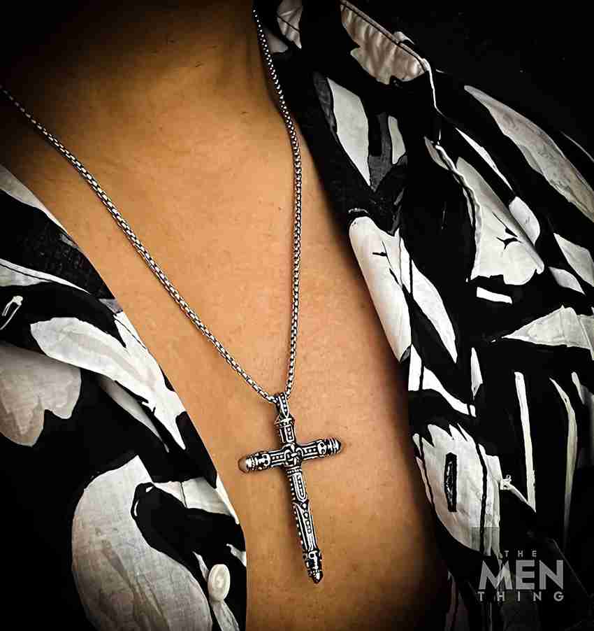 24 inch store cross chain