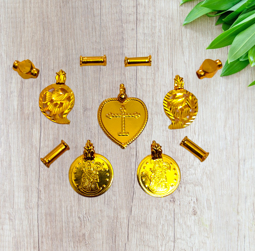 Christian cross new arrivals thali pendant designs
