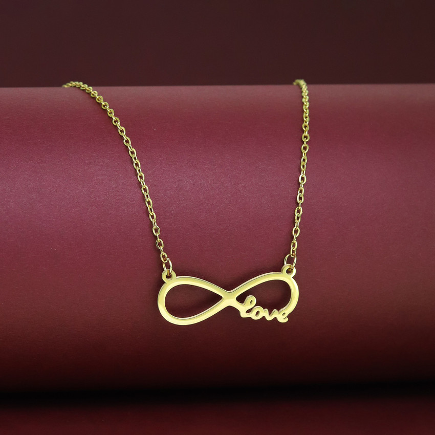Infinity symbol hotsell pendant gold