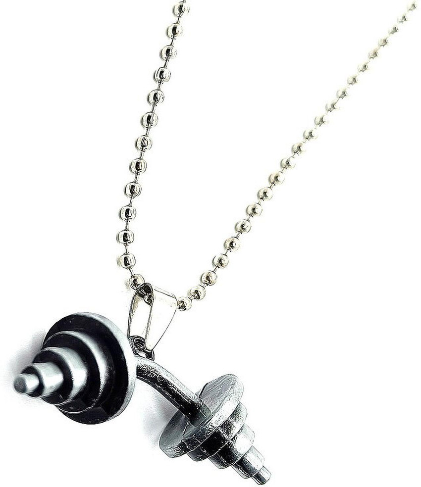 Dumbbell necklace flipkart outlet