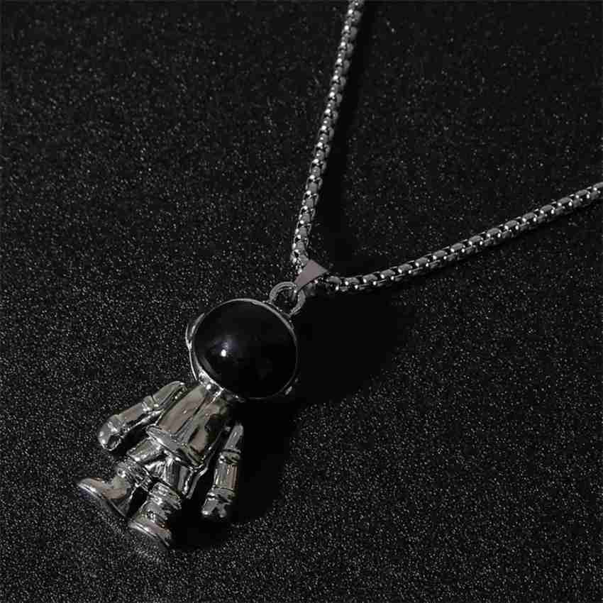 Men Astronaut Charm Necklace