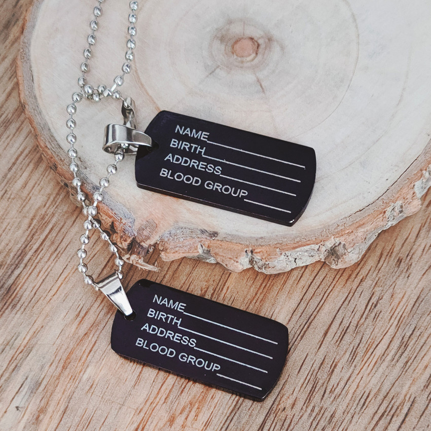 Army necklace name top