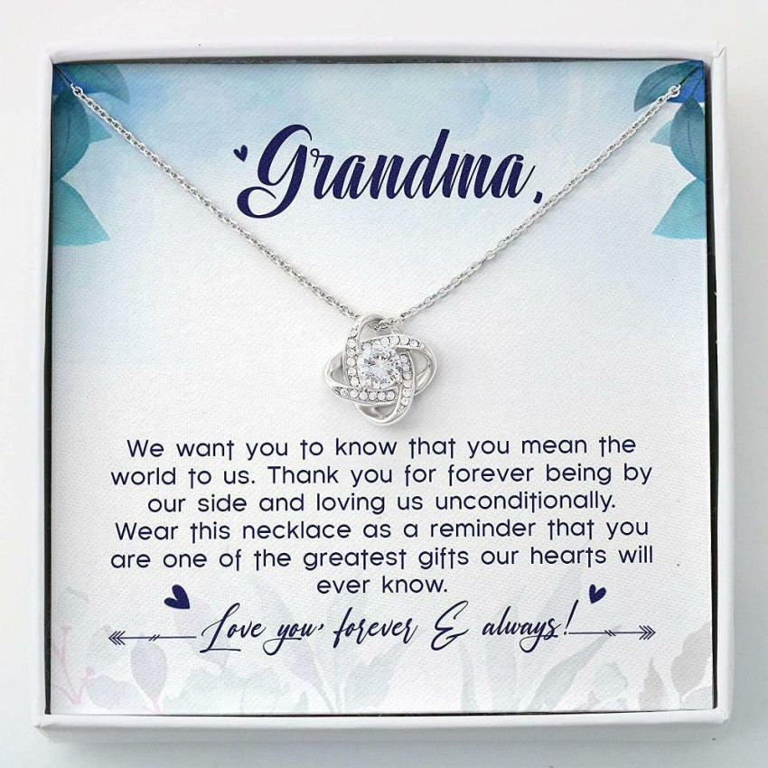 Sterling silver grandmother on sale necklace