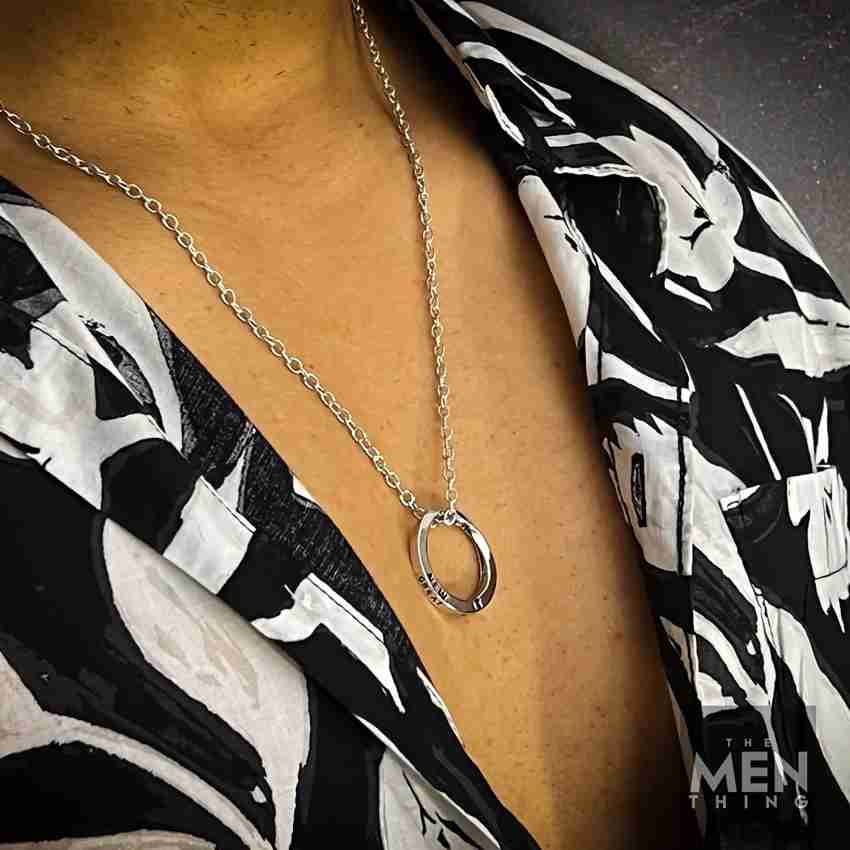 Mens silver chain with on sale diamonds