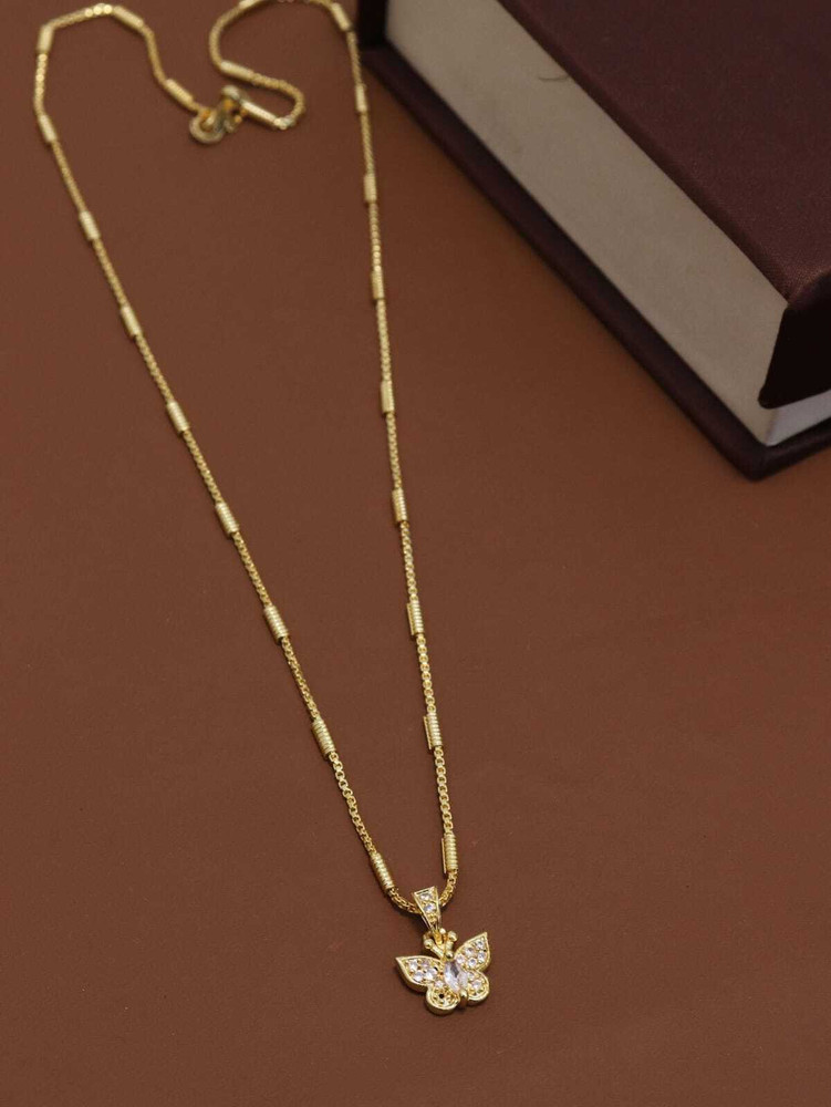 Simple gold chain with dollar shop