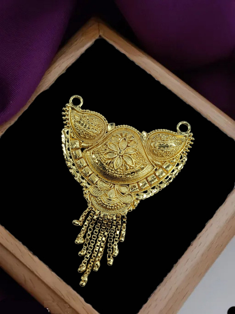 BRANDSOON Women gold plated mangalsutra only pendant Gold plated Brass Pendant Price in India Buy BRANDSOON Women gold plated mangalsutra only pendant Gold plated Brass Pendant Online at Best Prices i...