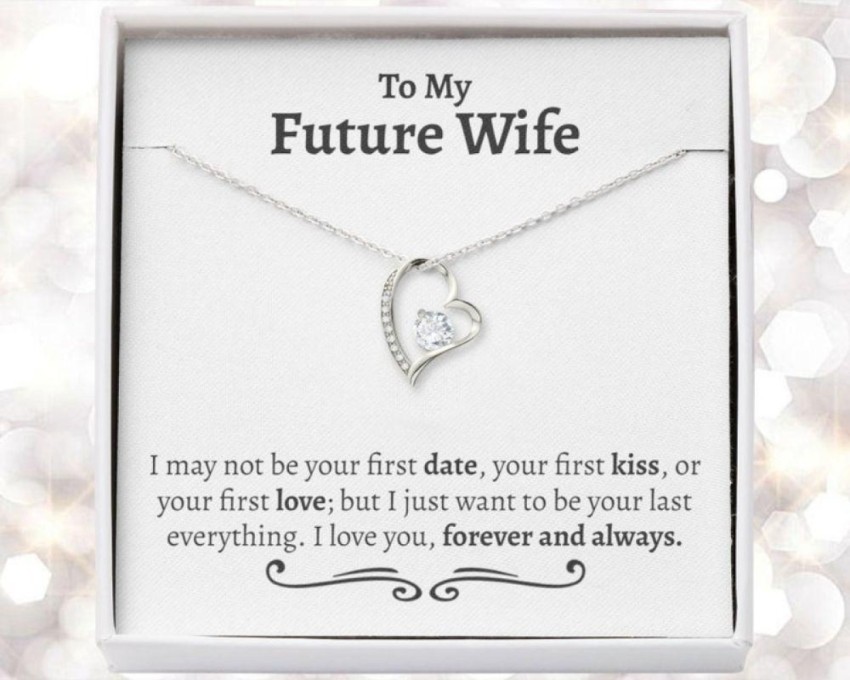 Best Deal for To My Future Wife Necklace, Engagement Gift Set For Future |  Algopix