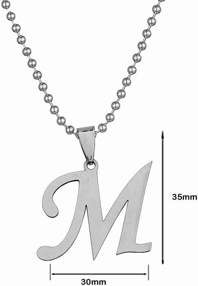 M 2025 pendant silver