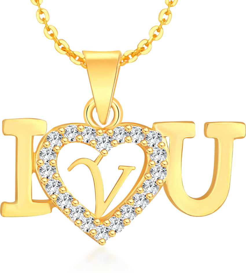 MK Jewels Beautiful Heart Design Pendant for Women Gold plated Diamond Alloy Pendant Price in India Buy MK Jewels Beautiful Heart Design Pendant for Women Gold plated Diamond Alloy Pendant Online at B...