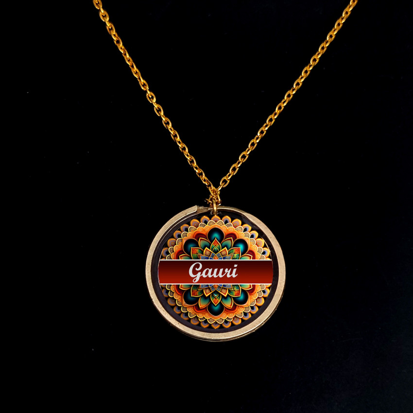 Gauri name sale pendant