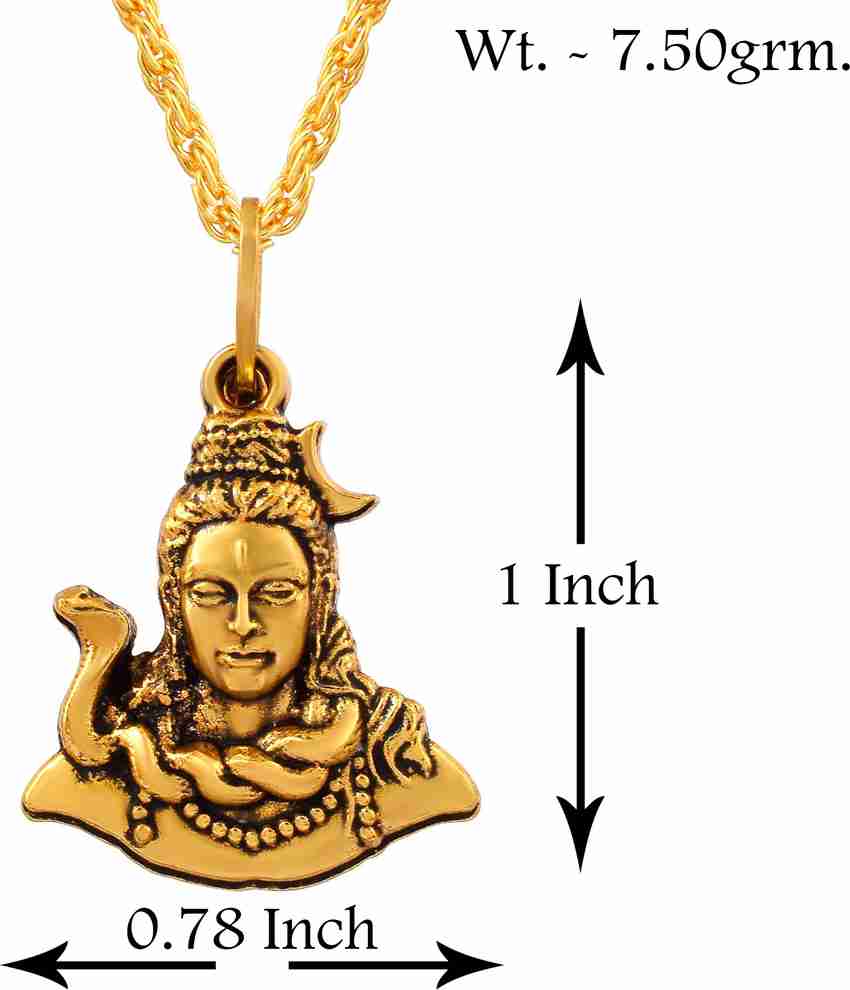 Mahadev locket gold hot sale