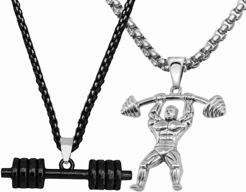 Weight lifting chain necklace cheap