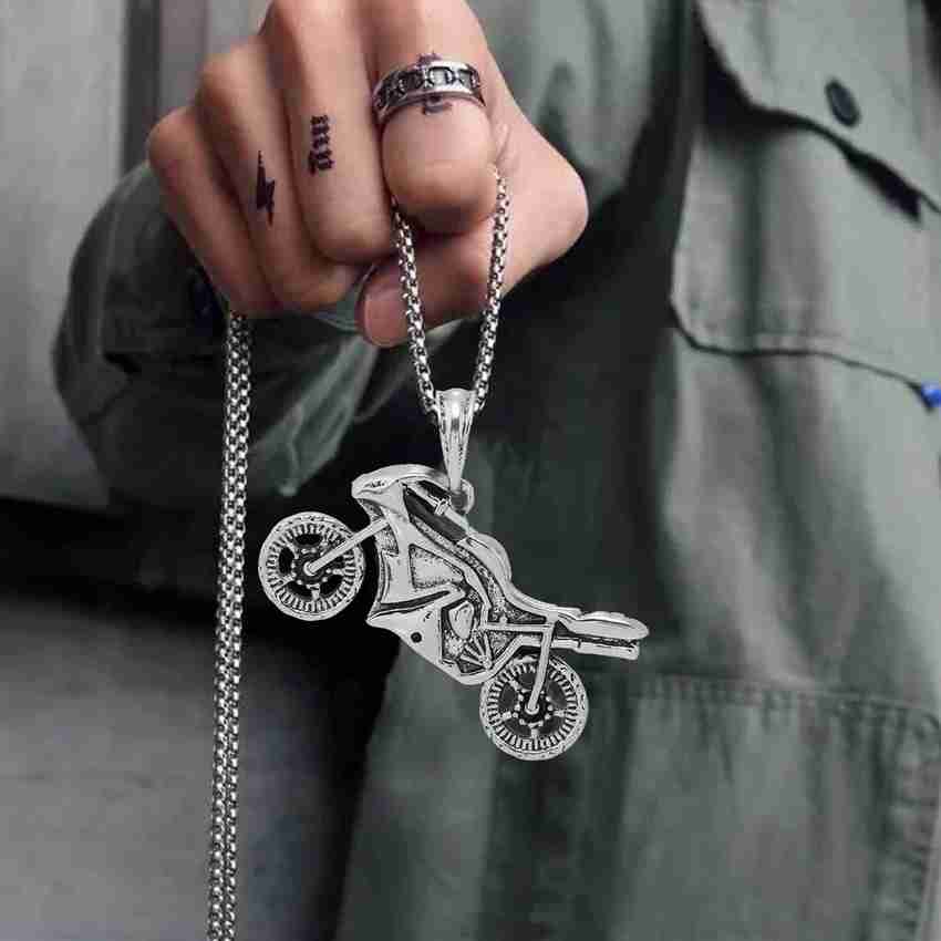 Sullery Mens Motorcyclist Jewelry Racing Moto Biker Gifts Motorcycle Sterling Silver Stainless Steel Pendant Price in India Buy Sullery Mens Motorcyclist Jewelry Racing Moto Biker Gifts Motorcycle Ste...