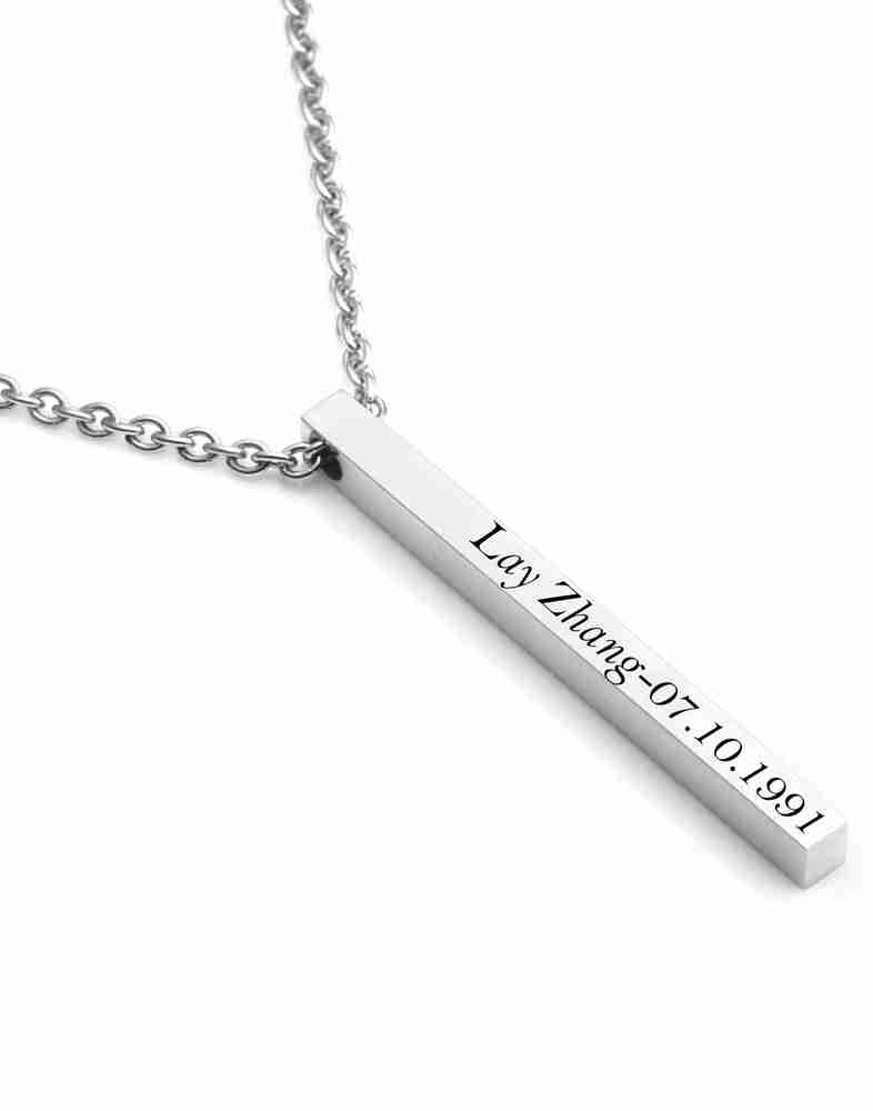 Brass bar shop necklace