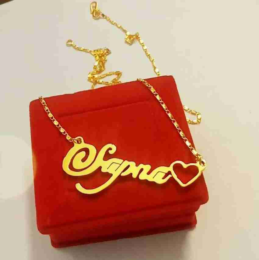 Sapna name pendant sale