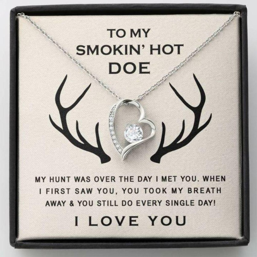 Deer necklace store for girlfriend