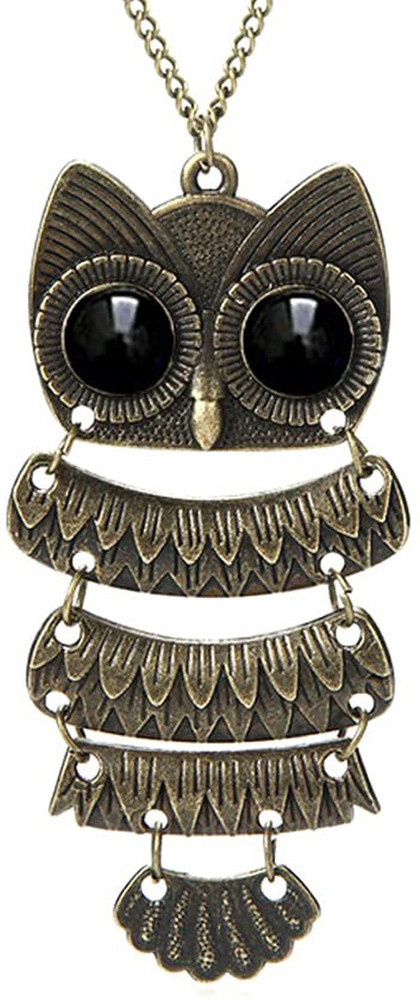 Owl store gold chain