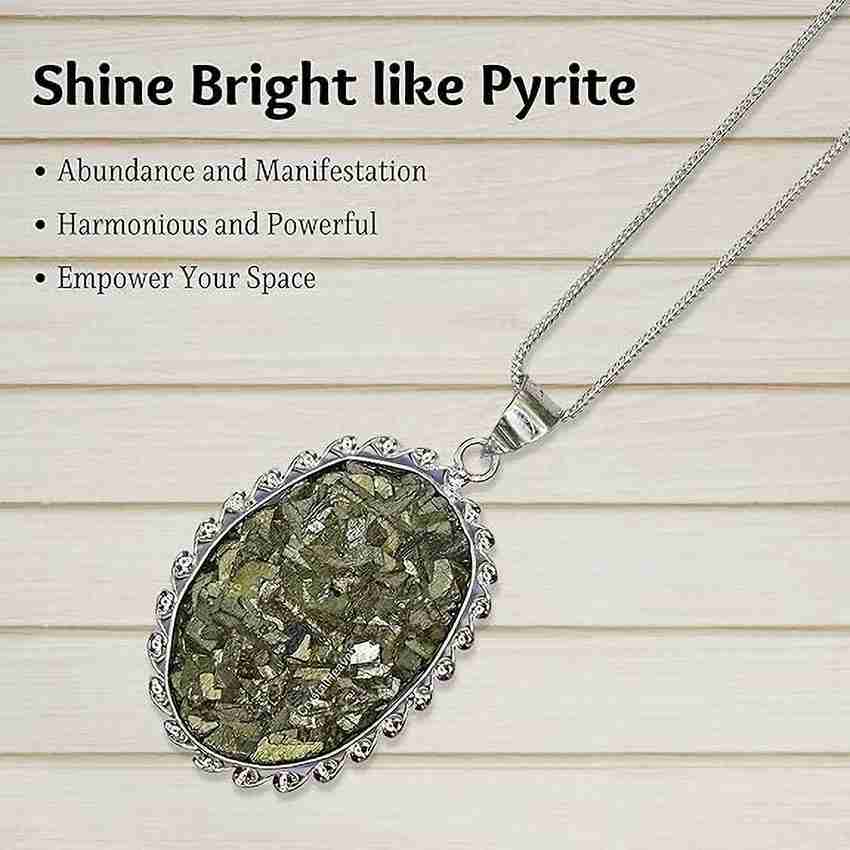 Pyrite hotsell stone necklace
