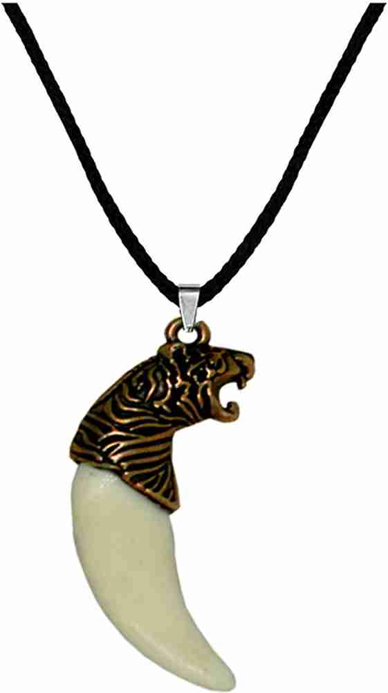 Lion store teeth locket