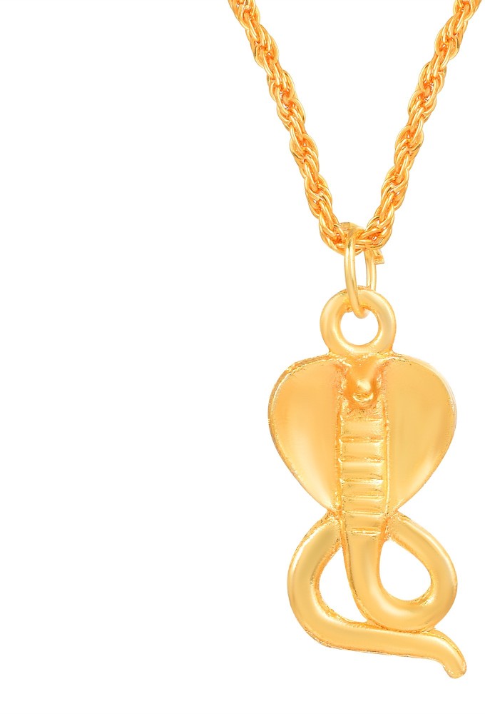 Snake gold online pendant