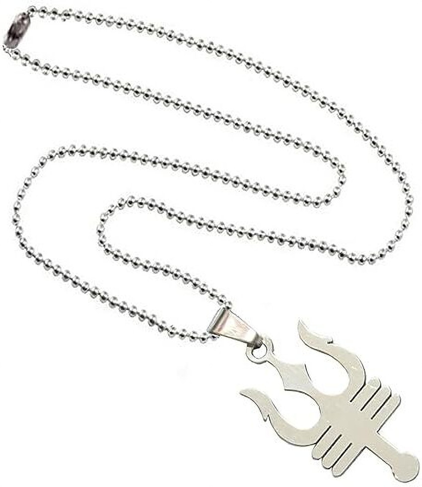 NBVCDFGHJHG Mens Pendent Silver Metal Price in India Buy