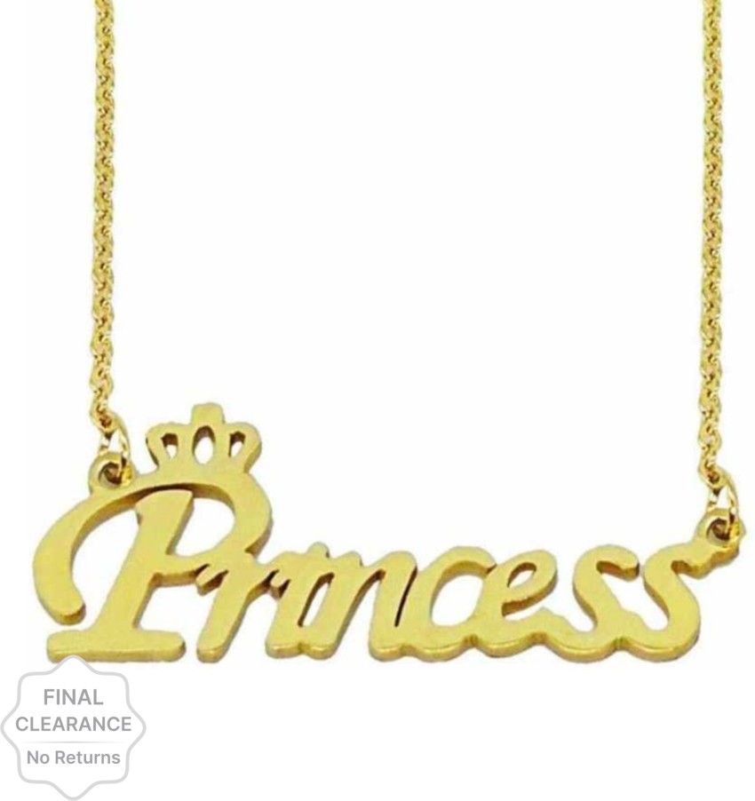 Princess shop name pendant