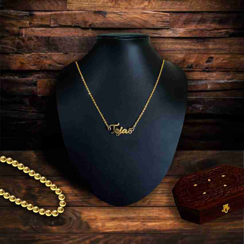 Sana name shop gold pendant