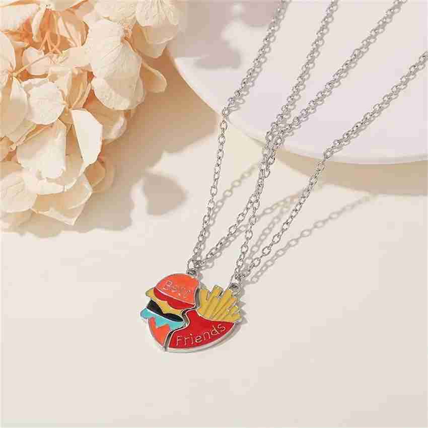 zebisco Stylish Couple Broken Heart Best Friend Necklaces for Boys Best Friendship Alloy Stainless Steel Locket Price in India Buy zebisco Stylish Couple Broken Heart Best Friend Necklaces for Boys Be...
