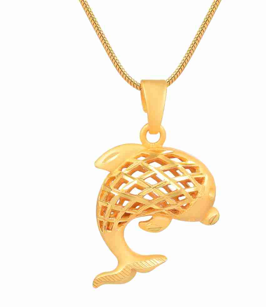 Buy Solid 18K Yellow White or Rose Gold Fish Hook Pendant, 1 1/16 Long, 1.7  Grams, Hawaiian Online in India 