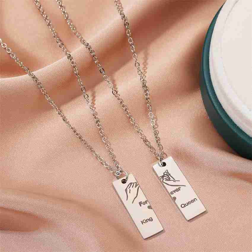 Couples locket necklace discount
