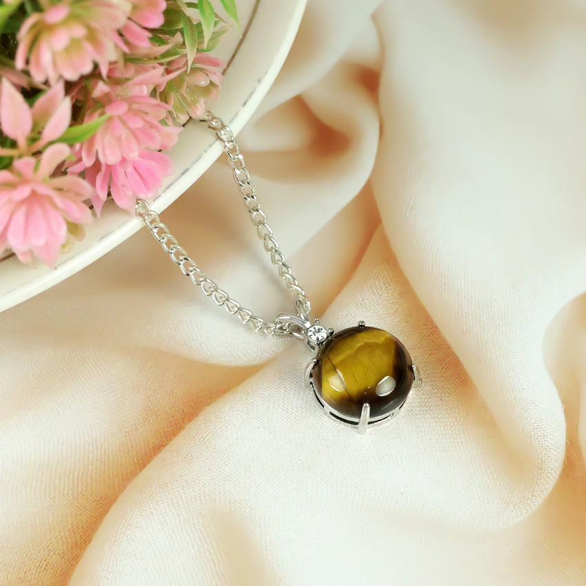 Tiger eye stone locket clearance
