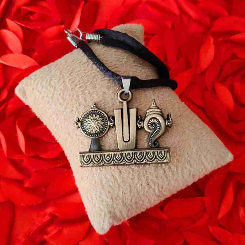 Shanku chakra gold pendant hotsell