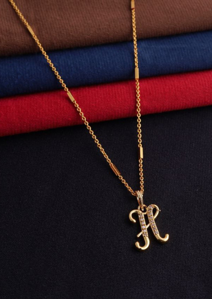 TAJONI Name letter H chain pendal Set For Women Latest Design 