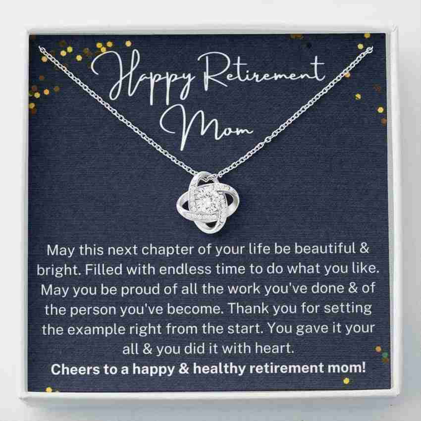 Rakva Mom Retirement Necklace Retirement Gift For Mom Gift For