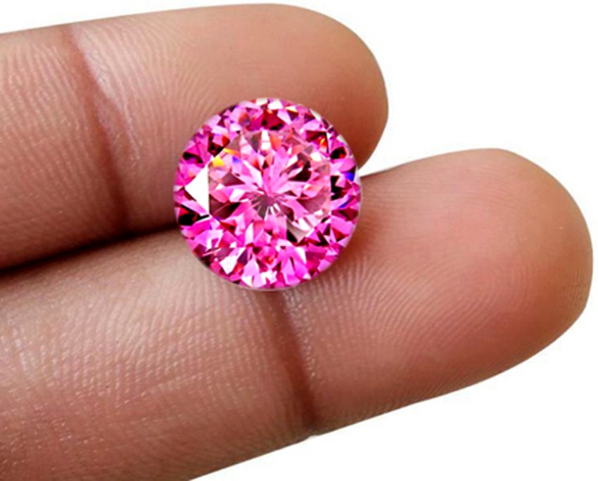 Round hot sale pink diamond